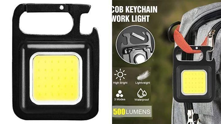 Mini LED COB Flashlight , Keychain Light