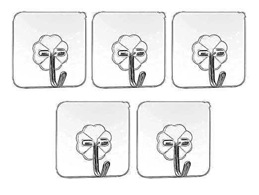 Self Adhesive Heavy Duty Wall Hooks(Pack of 20)